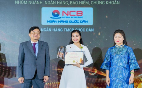 NCB's Digital Banking for Enterprises has been ranked among the Top 50 Trusted Products and Services in Vietnam for two consecutive years